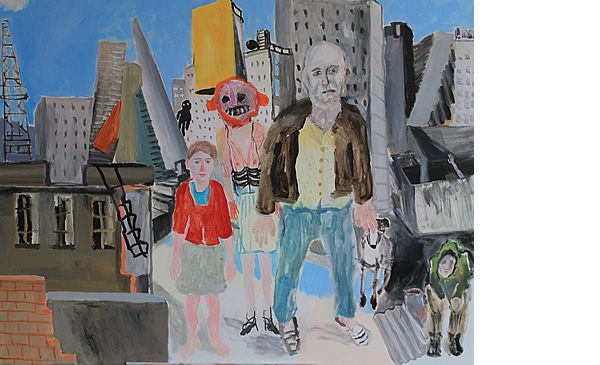 Michael Calver NOON 2016 48x40ins Acrylic on canvas