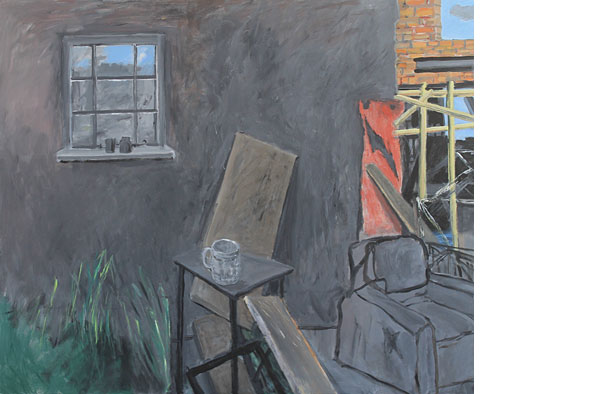 Michael Calver SLASH 2020 40x48ins Acrylic on canvas