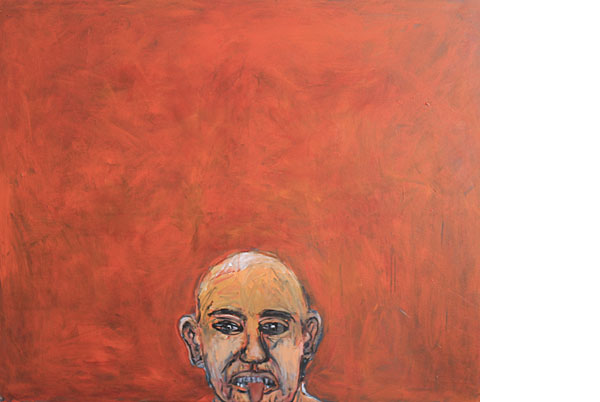 Michael Calver TYRANT 2020 40x48 ins Acrylic on canvas