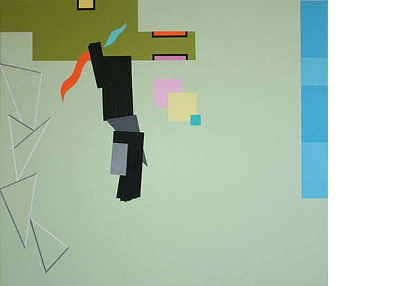 DESCENT 2011 71x81cm Acrylic on canvas