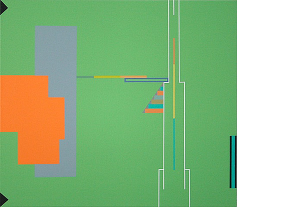 FORCE CADMIUM 2010 71x81cm Acrylic on canvas