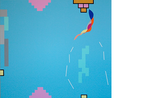 SKYSCAPE LURE 2011 71x81cm Acrylic on canvas